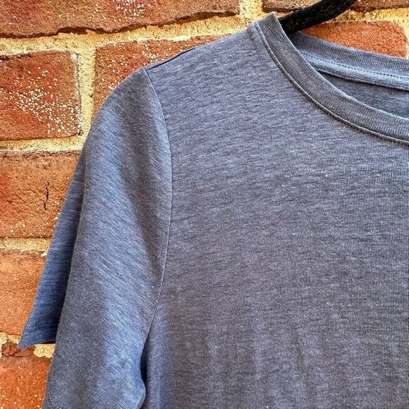 Eileen Fisher $118 Organic Linen Jersey Short Sleeve Crew Neck Tee T-Shirt XS - Picture 3 of 9